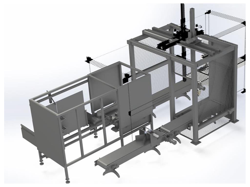 Kutuyu açma ve Koliye Doldurma Makinası